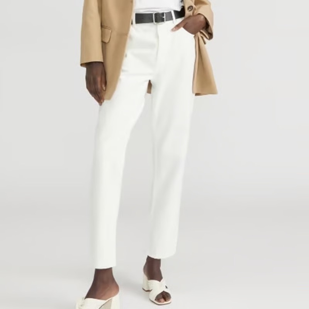 Everlane The 90s Cheeky Jean White